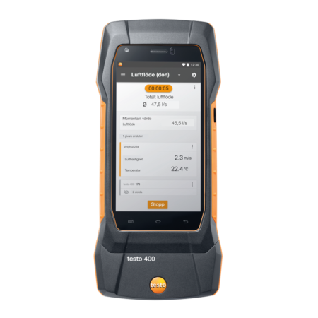 testo 400 med svensk displaytext