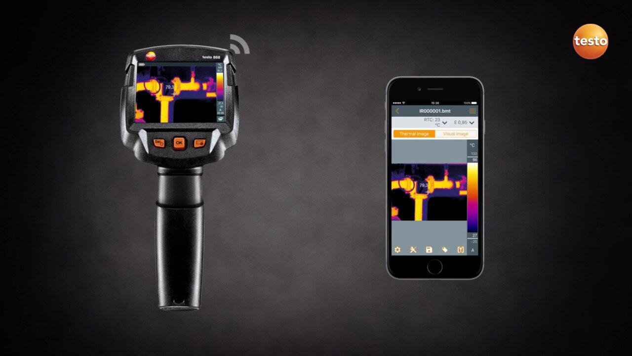 Värmekameraserien testo 865s-872s