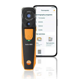 Värmekameran testo 860i och mobil