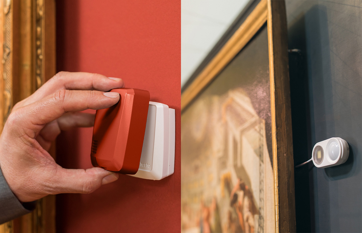 Klimatövervakning i museum med testo 160