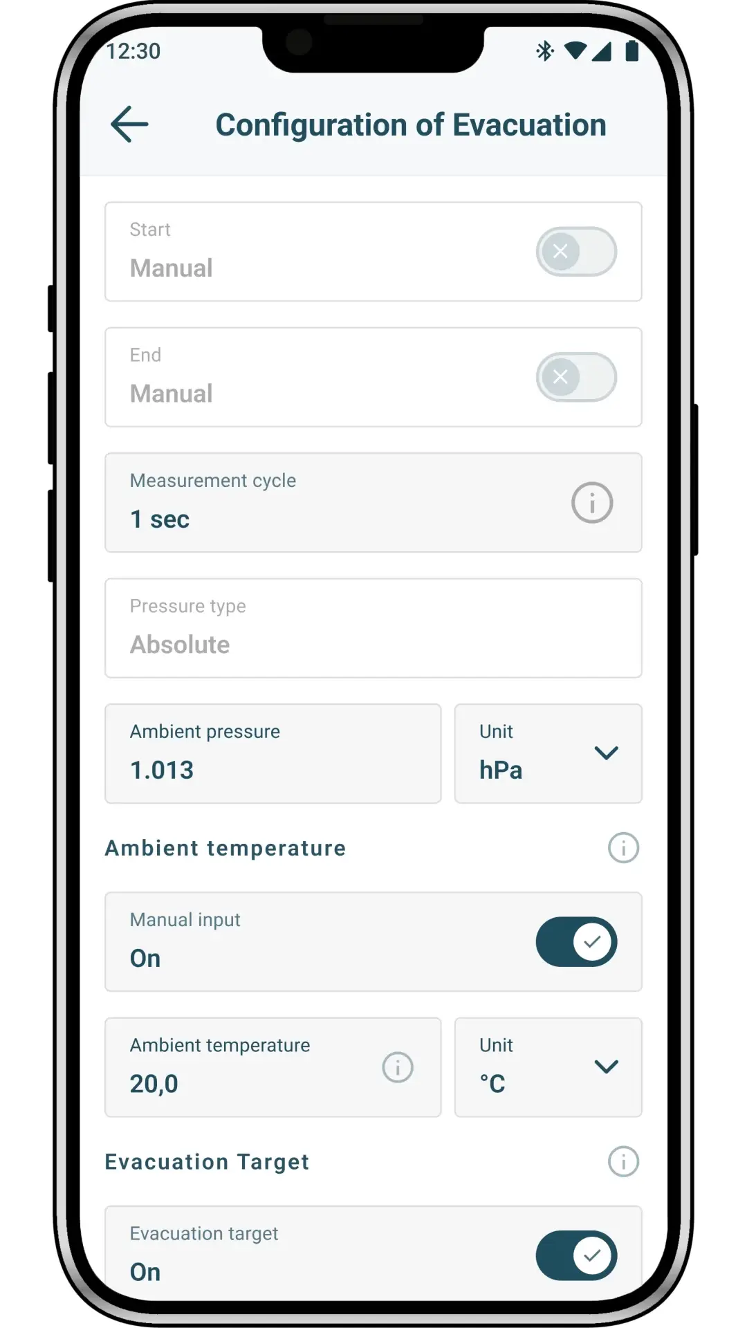 testo Smart-app enkel konfigurering