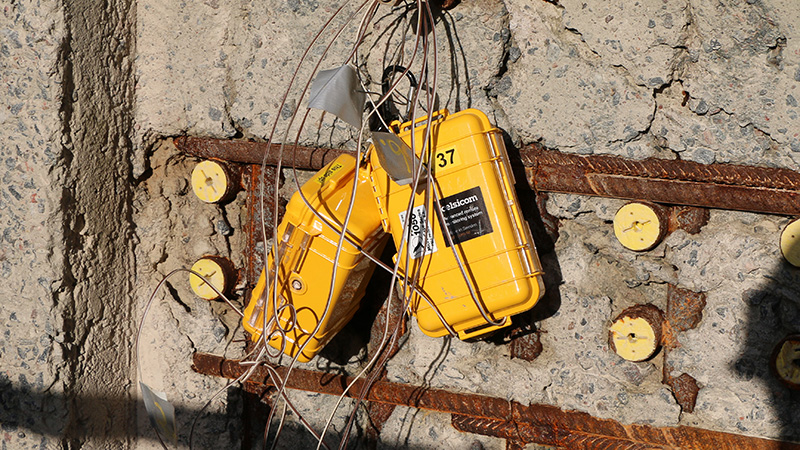 TC603 temperaturövervakning i betong
