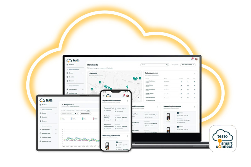 testo Smart Connect-enheter